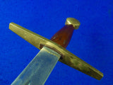 Vintage 1969 British English Wilkinson Decorative Crusaders Sword Military Decor