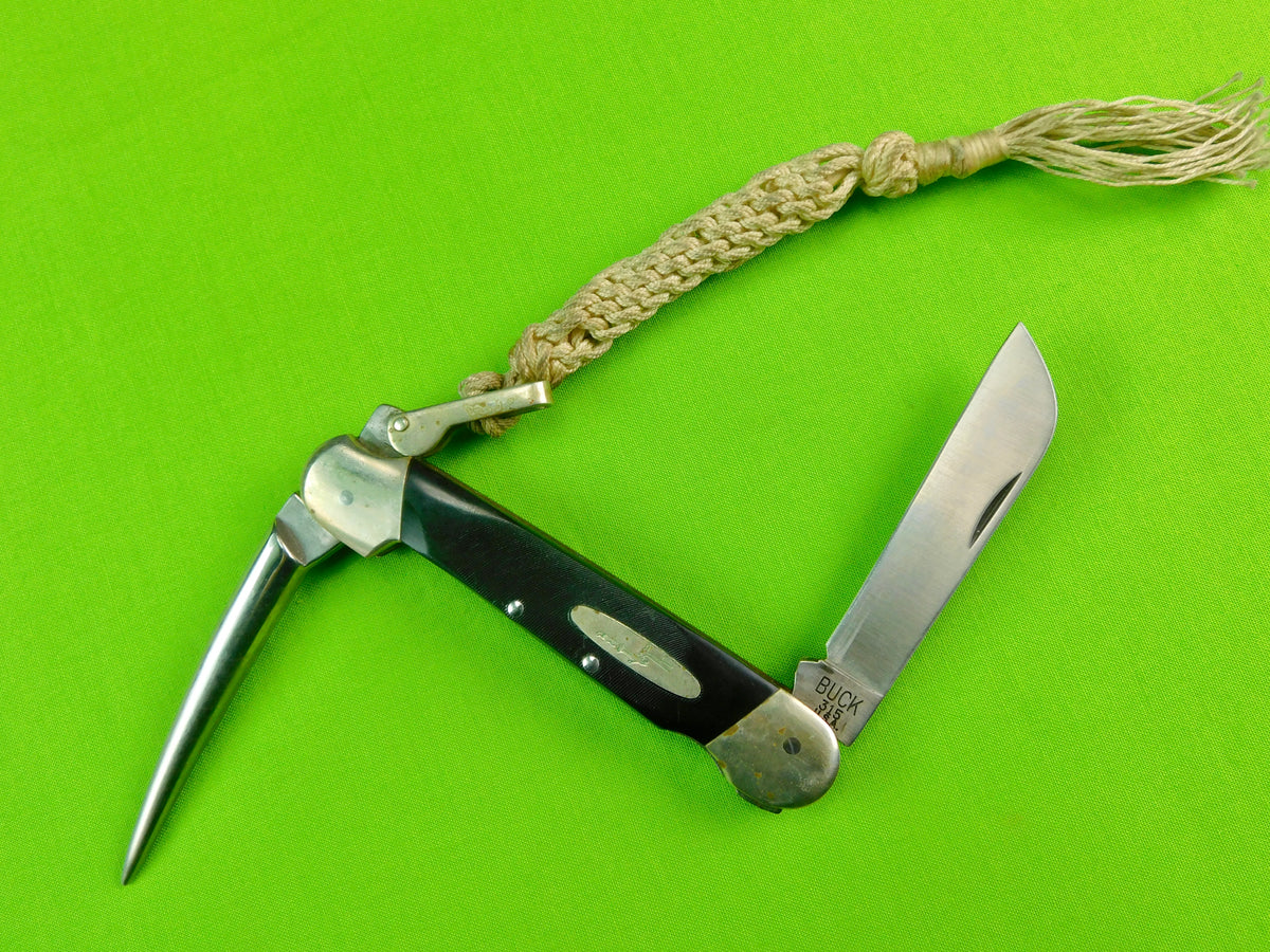 Navy Rope Knife 1970s Buck 315 Yachtsman Marlin Spike Sailors Navy Naval Rigging Foldi ...
