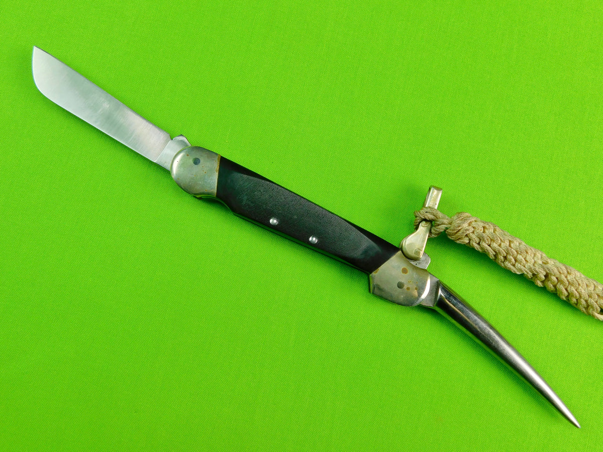 Navy Rope Knife 1970s Buck 315 Yachtsman Marlin Spike Sailors Navy Naval Rigging Foldi ...