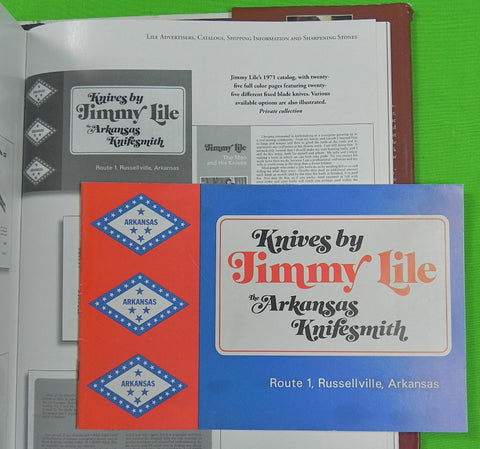 1971 " Knives by Jimmy Lile " First Catalog Book