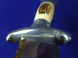 1978 Custom Hand Made R.H. RUANA Bullwhip Signature "M" Marked Large Bowie Knife