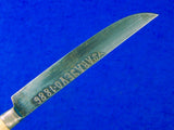 Antique 19 Century 1886 Dated Bosnian Bosnia Dagger Fighting Knife w/ Scabbard