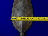 Antique Old 19 Century Middle African Africa Large Heavy Spear Head Point Knife