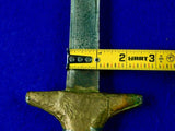 Antique Old 19 Century African Africa Morocco Moroccan Jenawi Sword w/ Scabbard