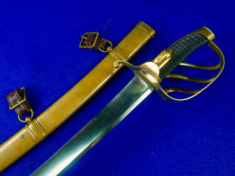 Antique 19 Century Austrian Austria Hungary Hungarian Cavalry Officer's Sword