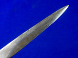 Antique Old 19 Century French France or Italian Italy Silver Dagger Knife