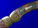 Antique Old Spanish Spain 19 Century Huge Navaja Folding Fighting Knife