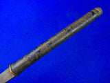 Antique 19 Century Indonesian Indonesia Dao Sword & Scabbard