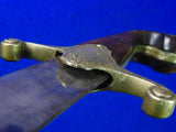Antique Old 19 Century Turkish Middle East Shamshir Sword w/ Scabbard