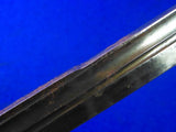 Antique Old 19 Century Turkish Middle East Shamshir Sword w/ Scabbard
