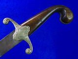 Antique Old 19 Century Turkish Middle East Shamshir Sword w/ Scabbard