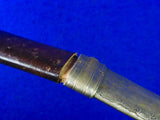 Antique Old 19 Century Turkish Middle East Shamshir Sword w/ Scabbard