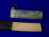 Antique Old 19 Century Turkish Middle East Shamshir Sword w/ Scabbard