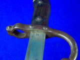 French France Antique 19 Century Pre WW1 Bayonet Sword Knife Knives w/ Scabbard