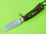 Vintage 2009 US Rapid River Knife Works MI Hunting Knife w/ Sheath Box