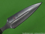 AL MAR Push Dagger with Leather Sheath