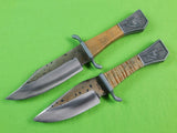 US 1973-75 ALCAS Limited Low # AMERICAN FRONTIERSMAN 2 Fighting Knife Stone Box