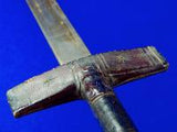 Antique Vintage Old Africa African Kaskara or Takoba Sword w/ Scabbard Hangers