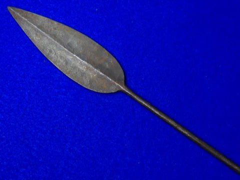 Antique Old Africa African Long Spear Point Head