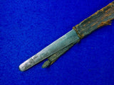 Antique Old Africa African Tuareg Takouba Sword w/ Scabbard