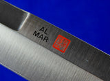 Vintage Custom Made Al Mar Sere IV Attack 3004 Fighting Knife w/ Sheath Stone