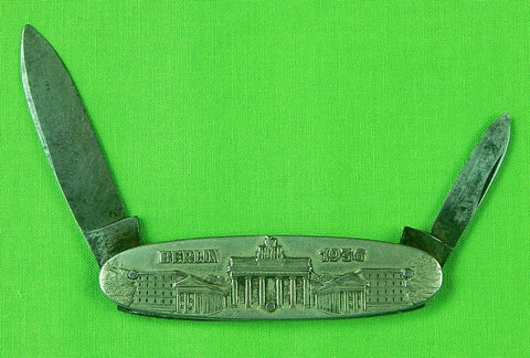 German Germany 1936 Alcoso Solingen Berlin Olympics Folding Pocket Knife