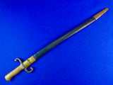 Alcoso South American WW1 Antique Old German Made Short Sword w/ Scabbard