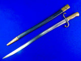 Alcoso South American WW1 Antique Old German Made Short Sword w/ Scabbard
