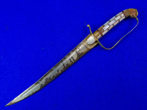 Antique 19 Century Middle East Turkish Turkey Fighting Knife Dagger