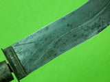 Antique 19 Century British English RODJERS RODJRRS Curved Kukri Fighting Knife