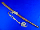 Antique 19 Century Burmese Burma Thailand Thai Sword w/ Scabbard