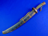 Antique 19 Century Chinese China Dao Sword w/ Scabbard