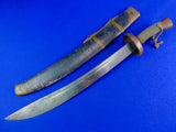 Antique 19 Century Chinese China Dao Sword w/ Scabbard