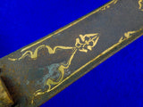 Antique 19 Century Turkish Turkey Kilij Pala Shamshir Ottoman Sword w/ Scabbard