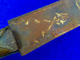 Antique 19 Century Turkish Turkey Kilij Pala Shamshir Ottoman Sword w/ Scabbard