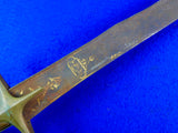 Antique 19 Century Turkish Turkey Kilij Pala Shamshir Ottoman Sword w/ Scabbard