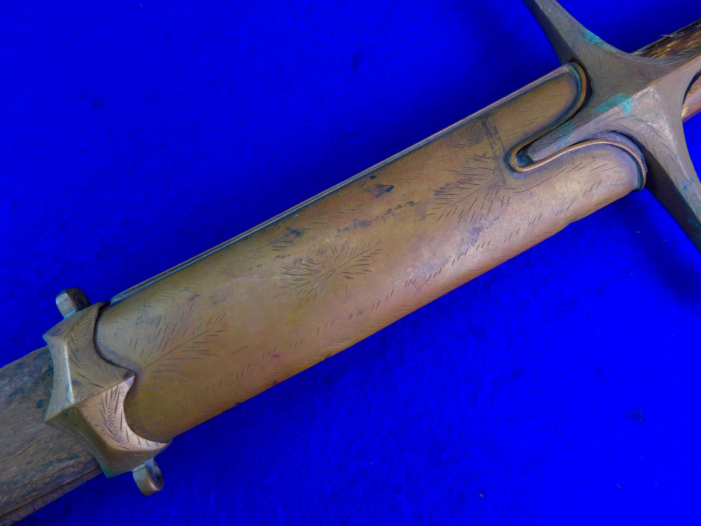 Antique 19 Century Turkish Turkey Kilij Pala Shamshir Ottoman Sword w ...