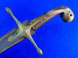 Antique 19 Century Turkish Turkey Kilij Pala Shamshir Ottoman Sword w/ Scabbard
