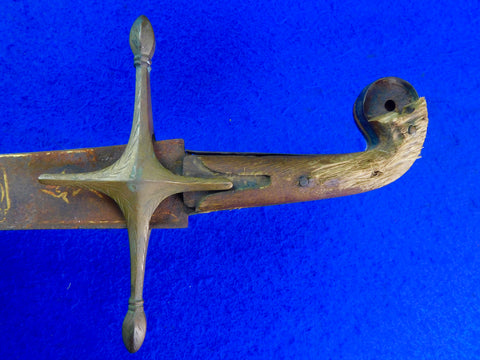 Antique 19 Century Turkish Turkey Kilij Pala Shamshir Ottoman Sword w ...