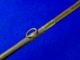 Antique 19 Century US or British Presentation Grade Cavalry Sword Scabbard