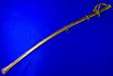 Antique 19 Century US Civil War Model 1840 Cavalry Officer's Sword w/ Scabbard