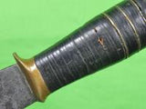 Antique US Civil War 19 Century Custom Made Handmade Large Bowie Fighting Knife