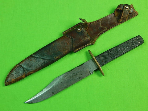 RARE Antique 19 Century British English FENTON & SHORE Sheffield Fighting Knife