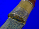 Antique Old 19 Century Burmese Burma Kachin Naga Dao Sword