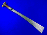 Antique Old 19 Century Burmese Burma Kachin Naga Dao Sword