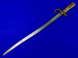 Antique 19 Century French France 1874 Dated Pre WW1 Bayonet Short Sword