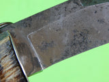 Antique 19 Century German Germany or British RARE Mark Huge Navaja Folding Knife