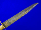 Antique 19 Century Indo Persian Small Sword Dagger Fighting Knife
