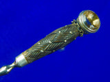Antique 19 Century Scottish British Kerr Clan Skean Dubh Dirk Dagger Knife