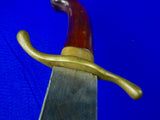 Antique 19 Century Spanish or Cuban Civil Guard Machete Sword Matching #